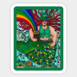 Irish Mermaid Sticker